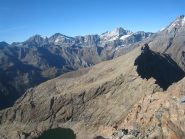 In primo piano Punta Rossa di Sea,dietro la testata della val d'Ala