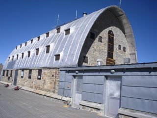 il rifugio attualmente chiuso...
