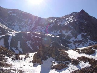 il canalino che abbiamo quasi completato e dove siamo tornati indietro