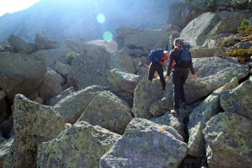 attraversando la grande pietraia...03 (15-10-2011)