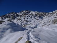 Verso la sella sulla cretsa