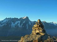 Les Grandes Jorasses al tramonto