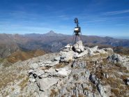 Campana di vetta e Monviso