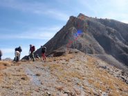 la cresta di salita