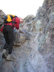 discesa al colle vittorio