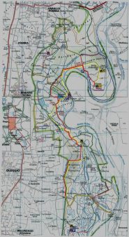 Sulla pianta ATL, il percorso seguito