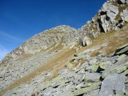 sul versante sud della cresta