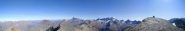 panorama dalla vetta dell'Aouille...