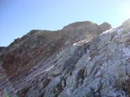 La cima sullo sfondo