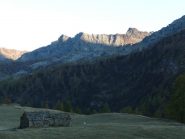 La valle al tramonto