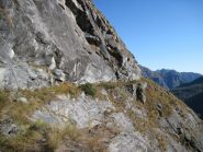 Parte scavata nella roccia