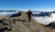 Arrivo in vetta di Giovanni alla 1° con gli Evergreen