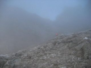 in prossimità del passo della Forcoletta