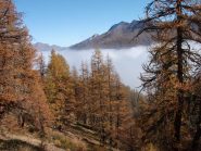 le nebbie sono rimaste sotto