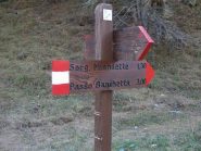 l'inizio del sentiero di salita