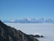 in fondo svetta il Bianco