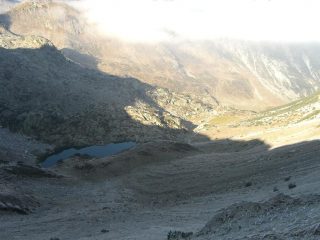 lago degli alberghi dall'alto