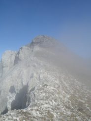 la cima vista dal colle