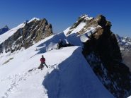 l'uscita della roulotte dalla vetta della Roccia Nera