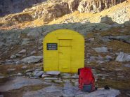 Il bivacco Giraudo sulla via del ritorno