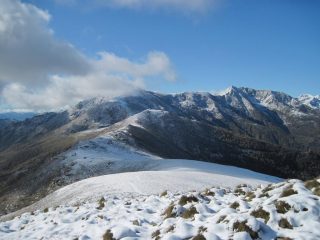 Dalla cima panorama verso le valli di Lanzo