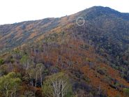 La dorsale verso la Madonna della neve