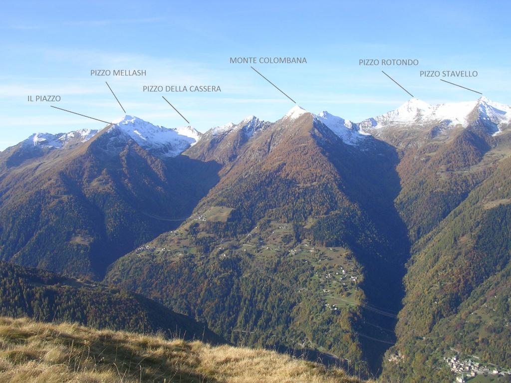 Panorama in direzione ovest