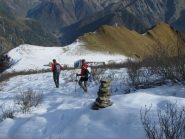 In discesa all'Alpe Sionei