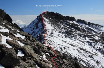 ultima parte di cresta per la cima (30-10-2011)