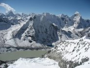 il lago effimero, a dx l'Ama Dablam
