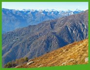 Le montagne della val di Lanzo sullo sfondo