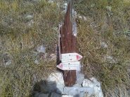 palina all'incrocio per la Melosa