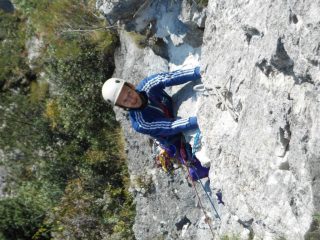 Sotto lo strapiombo del terzo tiro