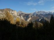 panorama dal Colle della Lausa  verso est