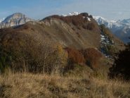 dal Monte Corno, vista sulla Punta Giaime (al centro) e sulla Punta Splaiera (a destra)