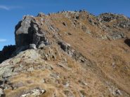 tratto di cresta assai ripido