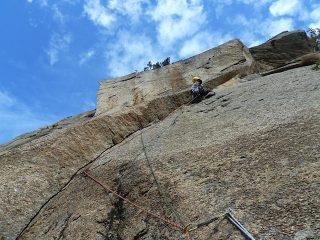 quarto tiro, bel diedro di 6a