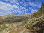 Versante di salita, il Corno Bianco non si vede, è a destra