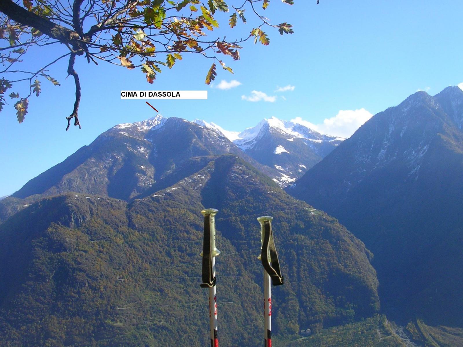Cima di Dassola vista dalla Colma di Dazio