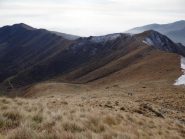  intera dorsale di salita vista dalla cima delle Guardie