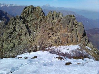 discesa verso il colle