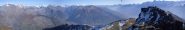 panorama dalla vetta verso il Cervino etc....