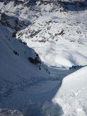 il canale visto dall'uscita