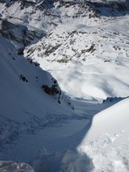 il canale visto dall'uscita