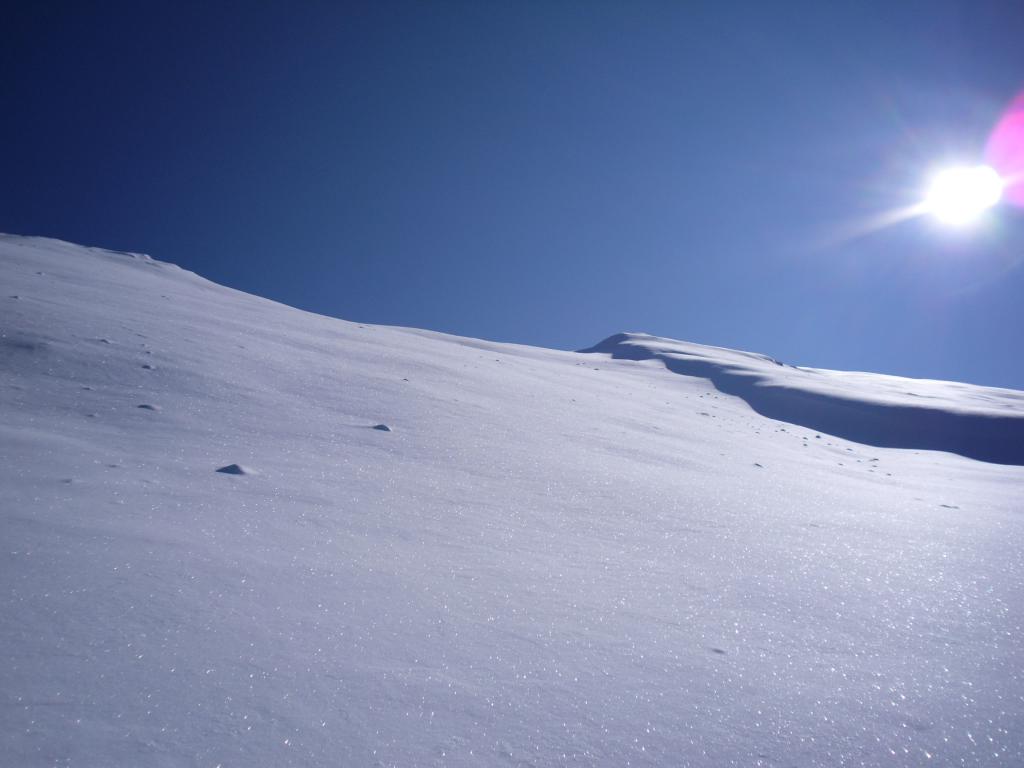 in vista della vetta...