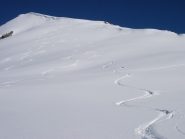 dorsale sotto la cima