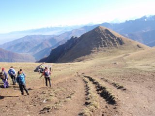 discesa al Colle Arpet