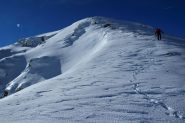 ultimo tratto di cresta prima della cima (13-11-2011)