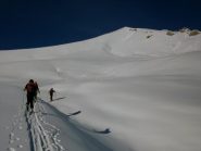 La parte alta con la cima
