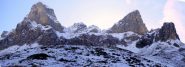 Panoraica sulle cime che coronano il rifugio